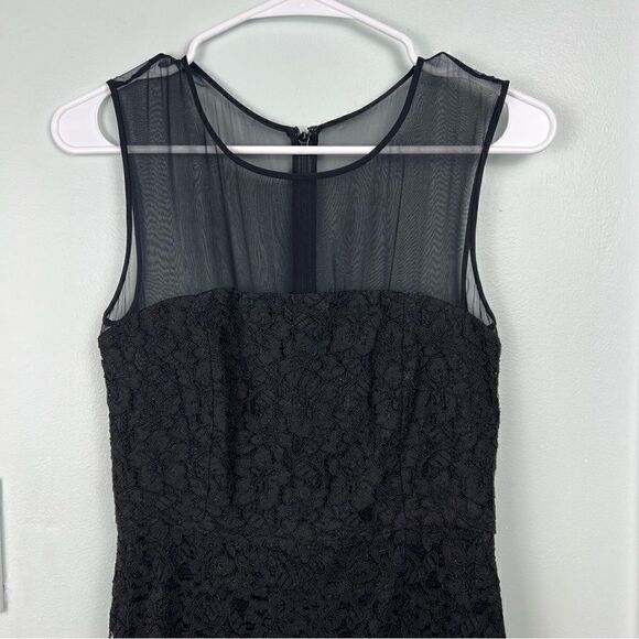 Diane Von Furstenberg Cotton Blend Lace Silk Mini Dress Size 2 - Picture 7 of 11